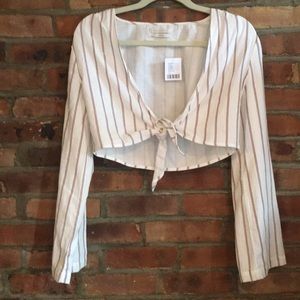 FINAL SALE Urban Outfitters Long Sleeve Crop Top